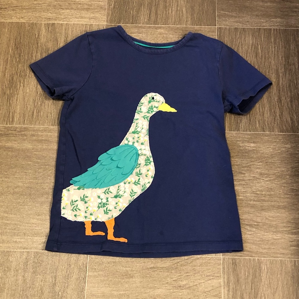 Mini Boden Duck Shirt - Size 9 - 10 Years